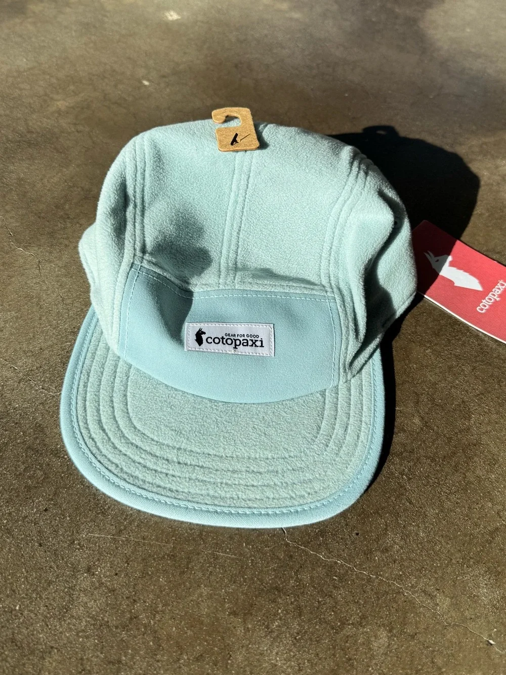 Cotopaxi Teal Fleece 5-Panel Cap- BRAND NEW